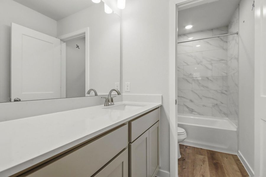 Furnished interior view inside a new home in The Woodlands Hills, Willis (Image 8).