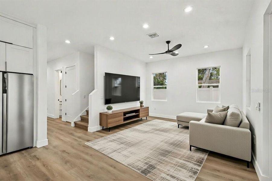 Furnished interior view inside a new home in , St. Petersburg (Image 14).