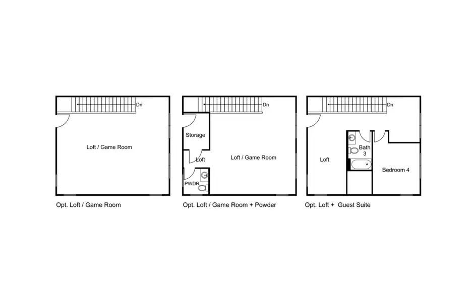 2D floor plan layout for the The Red Oak by Joseph Creek Homes in The Timbers, La Vernia, TX (Image 4). 2D floor plan layout for the The Red Oak by Joseph Creek Homes in The Timbers, La Vernia, TX (Image 4).