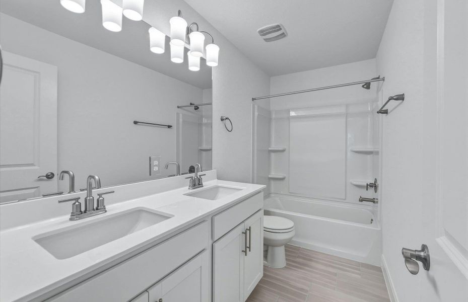 Furnished interior view inside a new home in Patterson Ranch, Georgetown (Image 13).