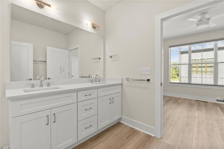 Furnished interior view inside a new home in , Atlanta (Image 12). Furnished interior view inside a new home in , Atlanta (Image 12).