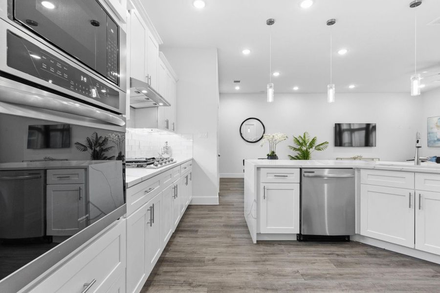 Furnished interior view inside a new home in , Houston (Image 8).