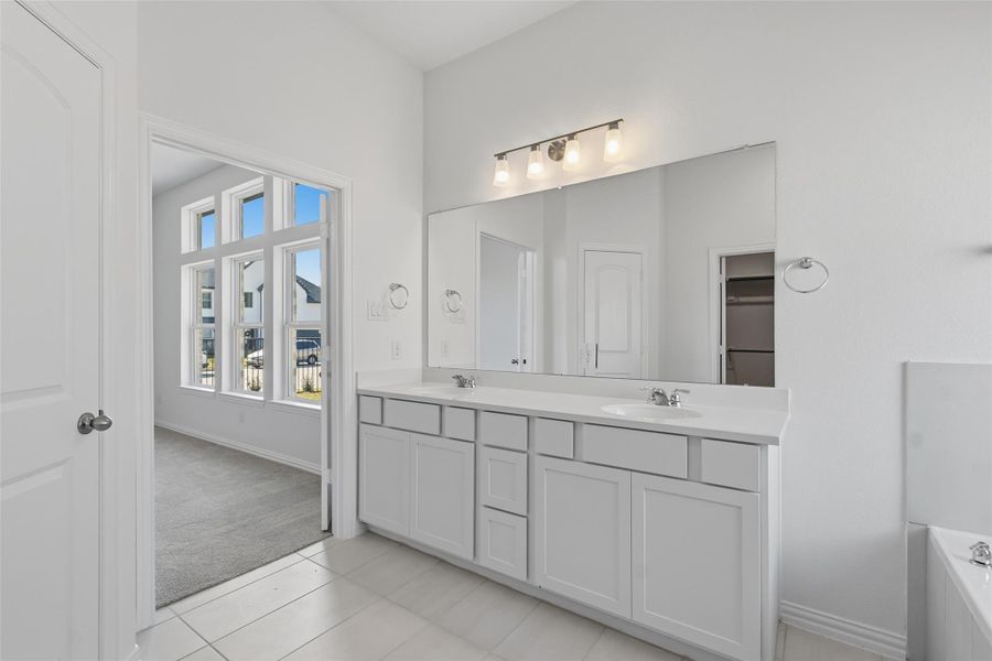 Furnished interior view inside a new home in The Woodlands Hills, Willis (Image 13).