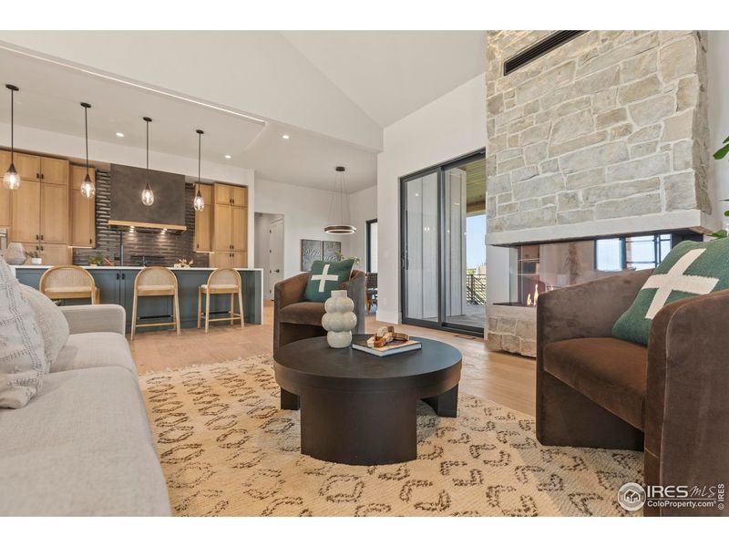 Furnished interior view inside a new home in , Berthoud (Image 43).