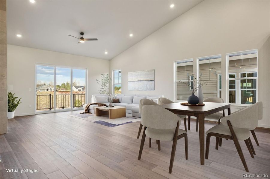 Furnished interior view inside a new home in , Fort Collins (Image 18).