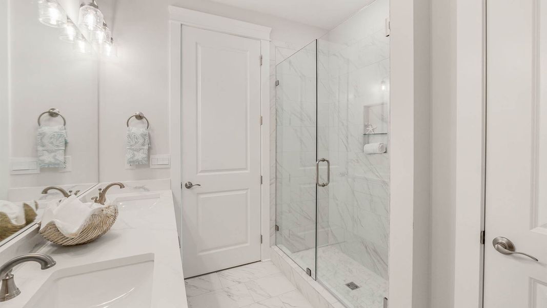 Furnished interior view inside a new home in Redfish Cove at Cape San Blas, Port Saint Joe (Image 8).