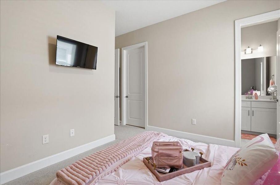 Furnished interior view inside a new home in Esplanade at Artisan Lakes, Palmetto (Image 40).