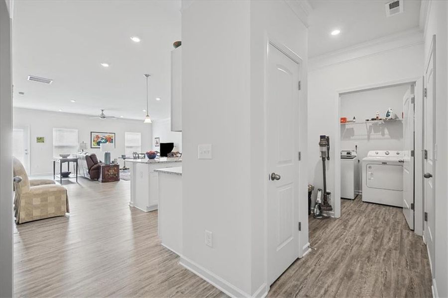 Furnished interior view inside a new home in , Cartersville (Image 31).