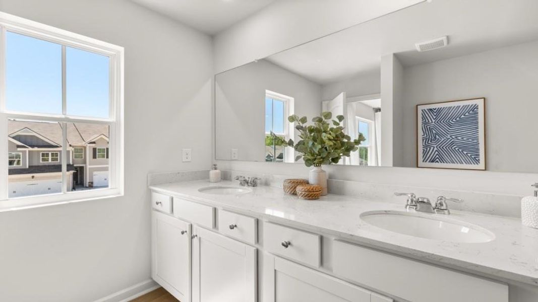Furnished interior view inside a new home in Waypoint, Flowery Branch (Image 17).
