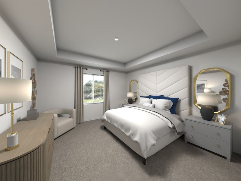 Furnished interior view inside a new home in Colbert Landings - Reserve Series, Palm Coast (Image 7).
