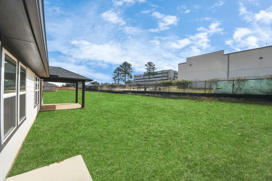 Perimeter fence pending installation.