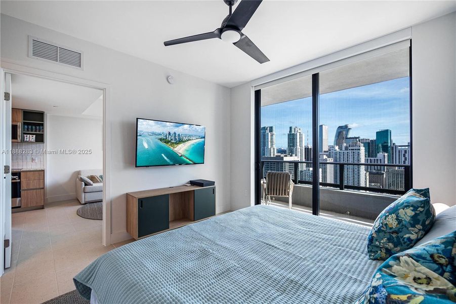 Furnished interior view inside a new home in , Miami (Image 26).