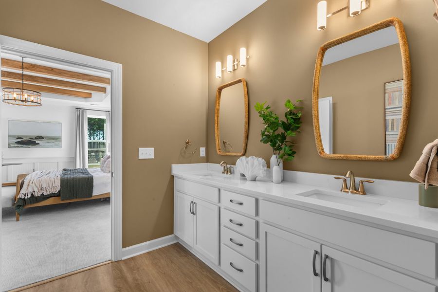 Representative furnished interior of a home built from the The Seashore by Chesapeake Homes in Coastal Club of the Carolinas, Calabash (Image 47).