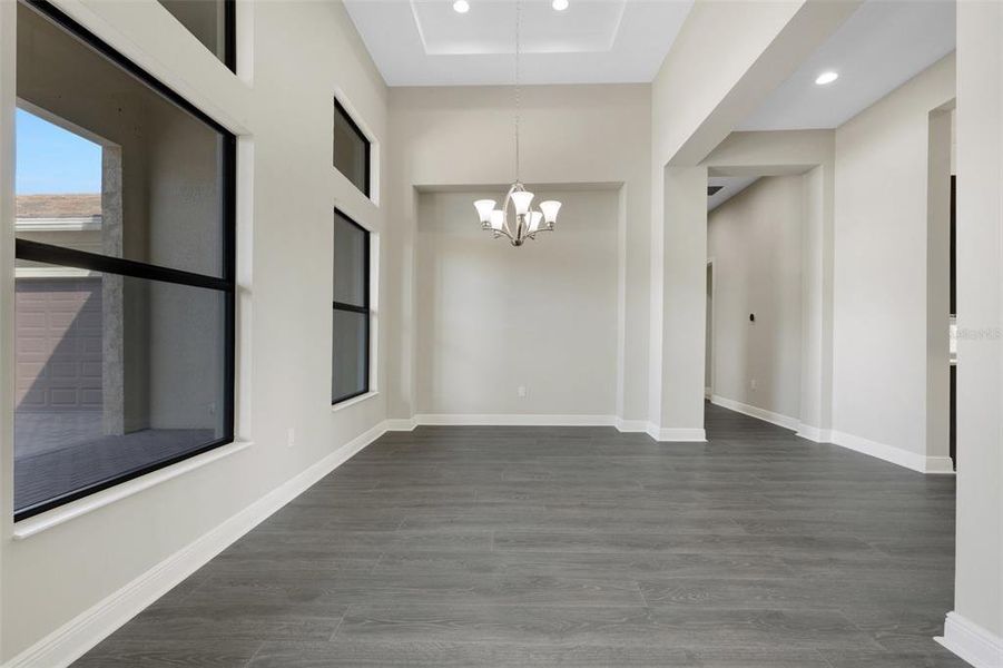 Formal dining room.