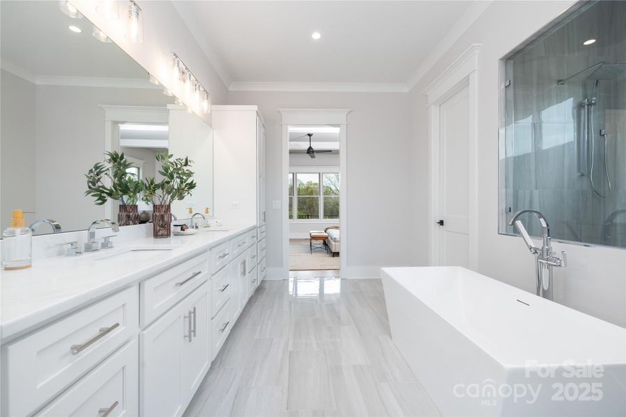 Furnished interior view inside a new home in , Statesville (Image 14).