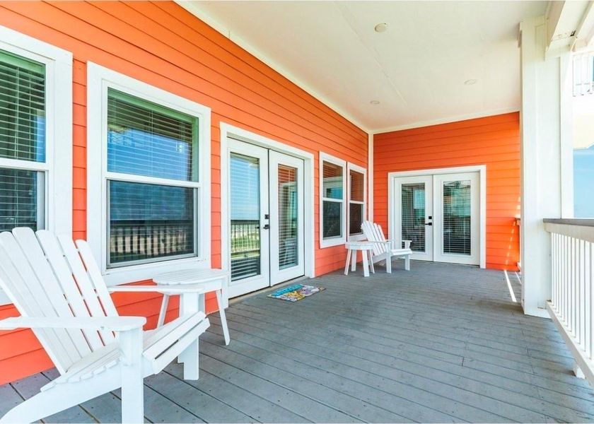 Back Entrance with seating on either side