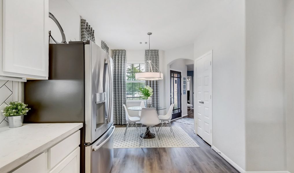 Kitchen with dining area