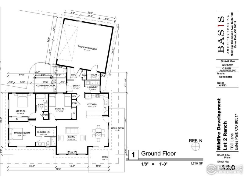 2D floor plan layout of this home in , Estes Park, CO (Image 3).