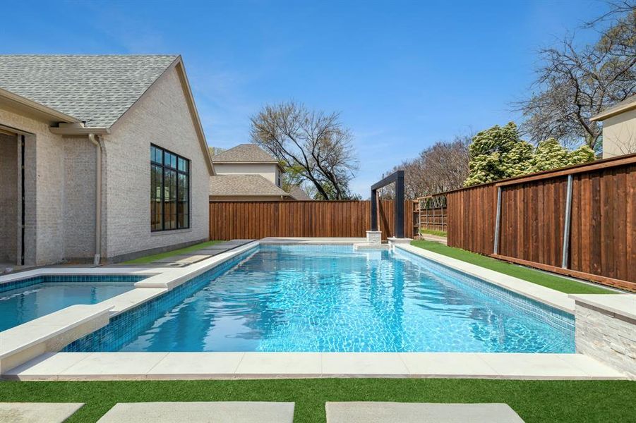 Exterior details and patio area of a home in , Dallas (Image 24). Exterior details and patio area of a home in , Dallas (Image 24).