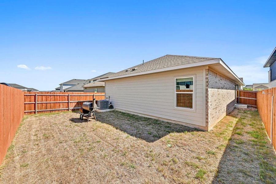 Exterior details and patio area of a home in Thunder Rock: Classic Collection, Marble Falls (Image 18). Exterior details and patio area of a home in Thunder Rock: Classic Collection, Marble Falls (Image 18).