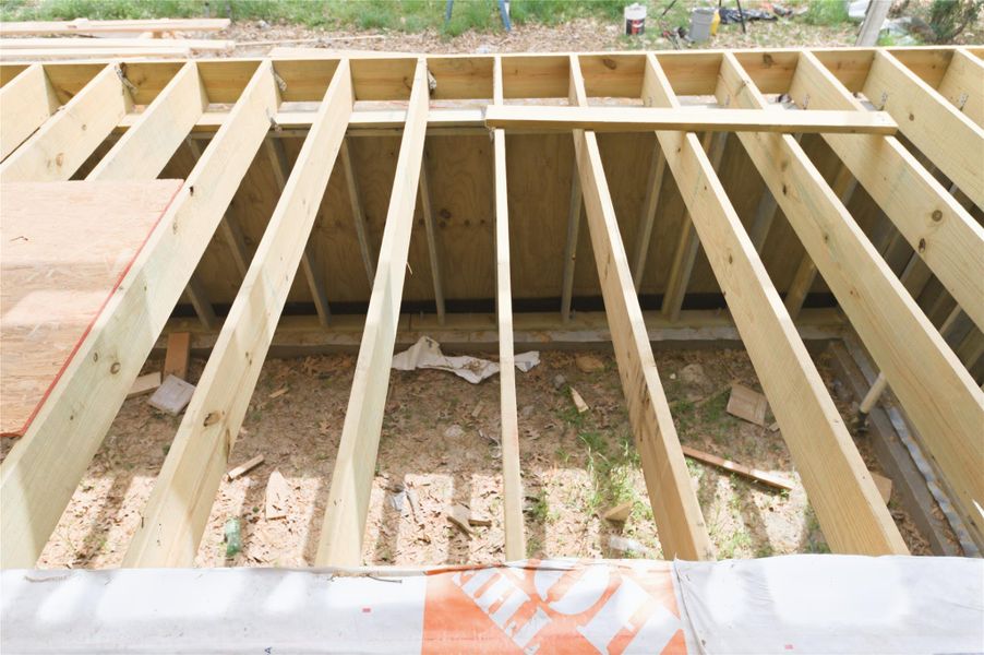 In-progress construction of a new home in , Houston, TX (Image 16).