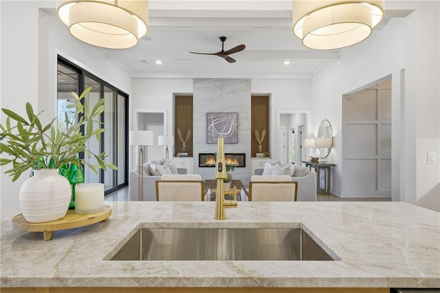 Furnished interior view inside a new home in , Canton (Image 37). Furnished interior view inside a new home in , Canton (Image 37).