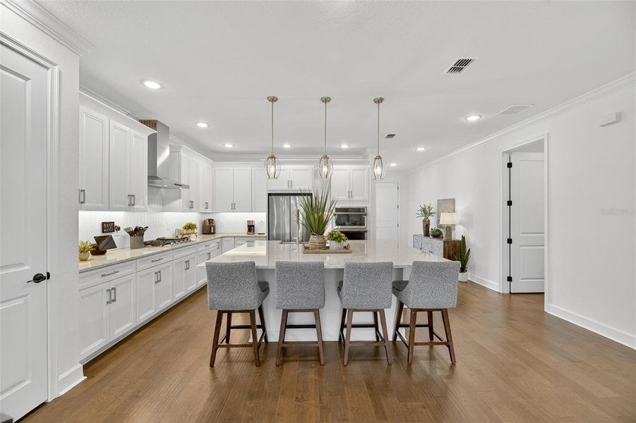 Furnished interior view inside a new home in Marisol Pointe at MiraBay Florida Series, Apollo Beach (Image 47).