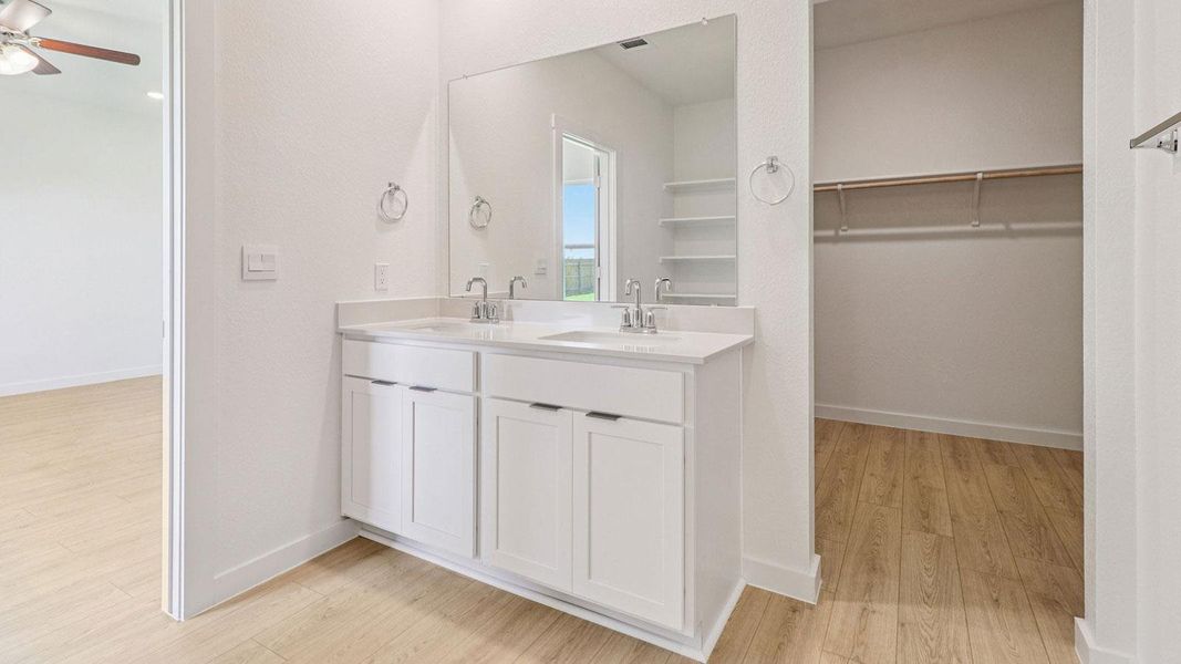 Furnished interior view inside a new home in Monarch Ranch, Manor (Image 7).
