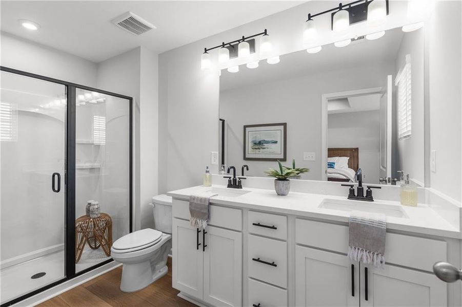 Furnished interior view inside a new home in Stegall Village, Emerson (Image 19).