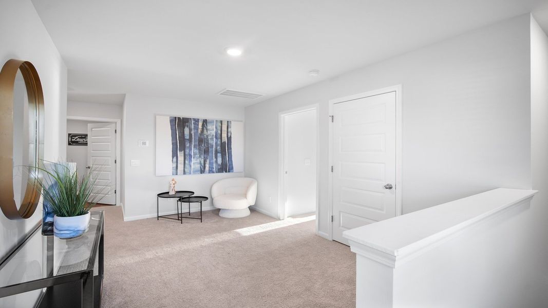 Furnished interior view inside a new home in The Groves at Bees Creek, Ridgeland (Image 24).