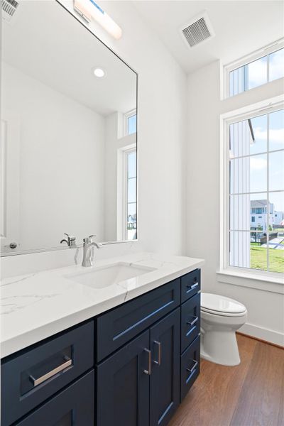 Furnished interior view inside a new home in , Houston (Image 10).