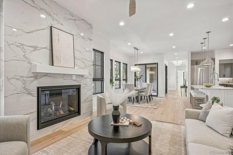 Furnished interior view inside a new home in , Denver (Image 14). Furnished interior view inside a new home in , Denver (Image 14).