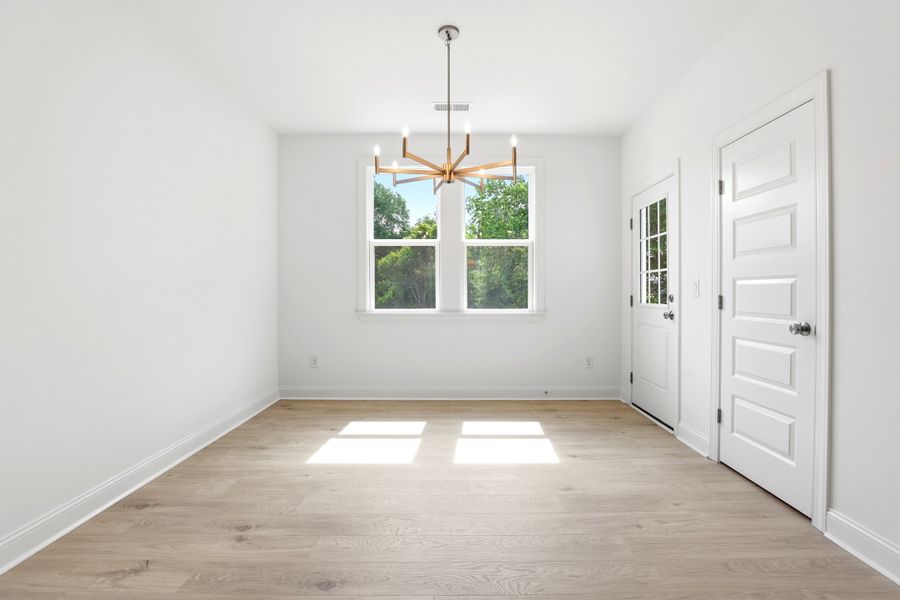 Representative unfurnished interior of a home built from the The Lofton by RobuckHomes in Downtown Wilmington Collective, Wilmington (Image 90).
