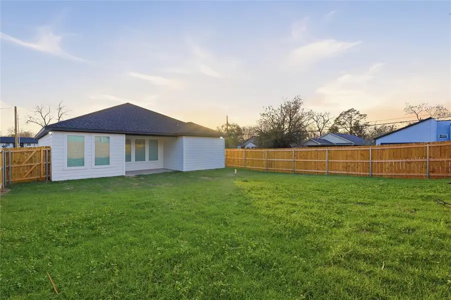 Exterior details and patio area of a home in , Dallas (Image 3). Exterior details and patio area of a home in , Dallas (Image 3).