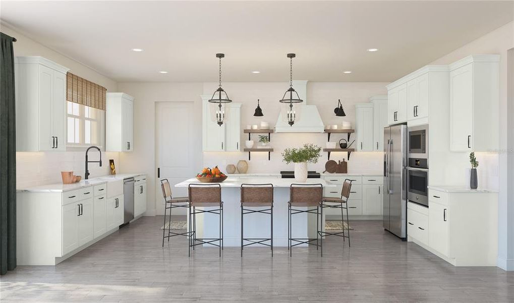 Furnished interior view inside a new home in Eden Preserve, Altamonte Springs (Image 13).
