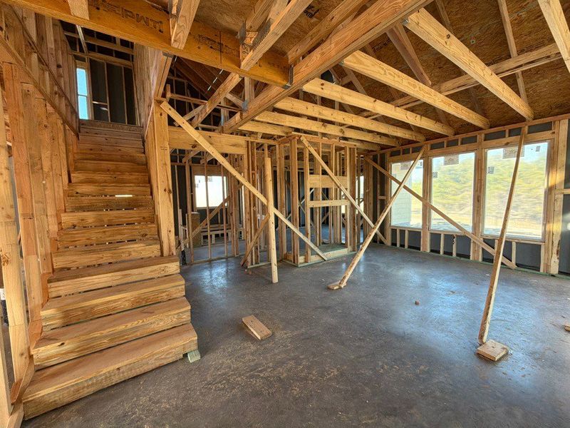 In-progress construction of a new home in Waterford Park, Weatherford, TX (Image 6). In-progress construction of a new home in Waterford Park, Weatherford, TX (Image 6).