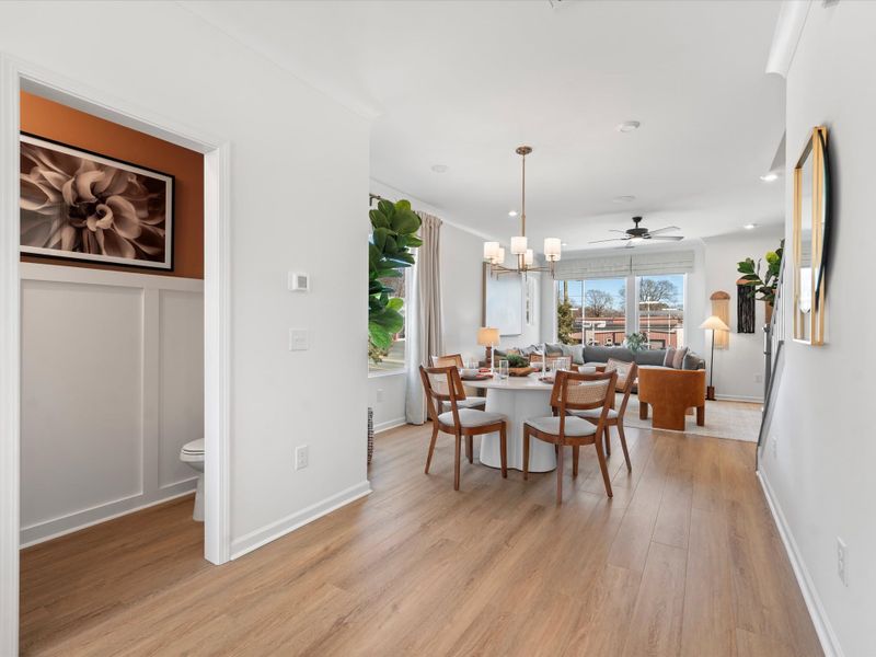Furnished interior view inside a new home in Southmont, Charlotte (Image 11).