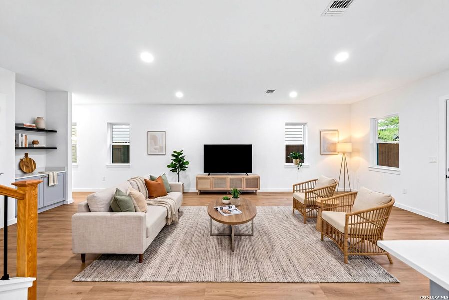 Furnished interior view inside a new home in , San Antonio (Image 14).