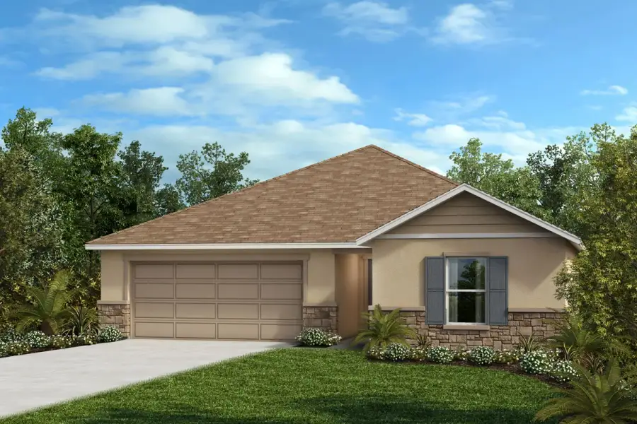 Exterior F with optional stone Exterior F with optional stone