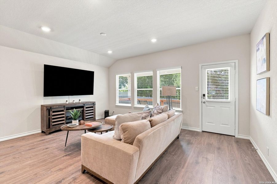 Furnished interior view inside a new home in Brookstone Creek, San Antonio (Image 8).