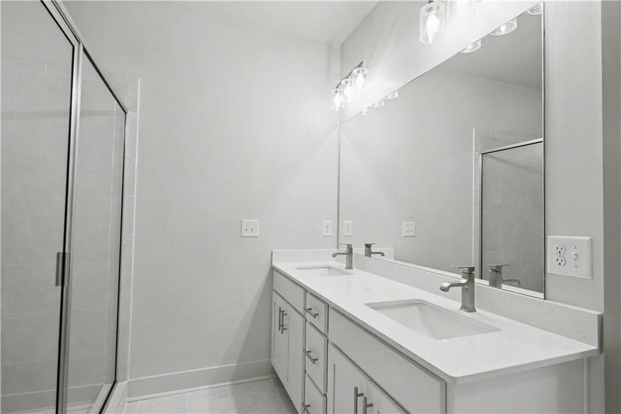 Furnished interior view inside a new home in , Norcross (Image 9). Furnished interior view inside a new home in , Norcross (Image 9).