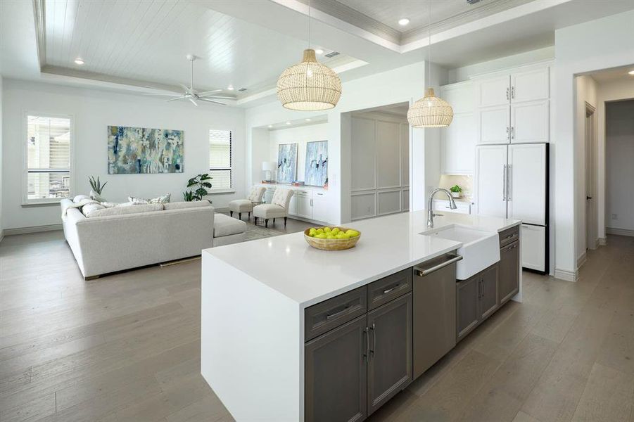 Furnished interior view inside a new home in Robson Ranch Texas, Denton (Image 12). Furnished interior view inside a new home in Robson Ranch Texas, Denton (Image 12).