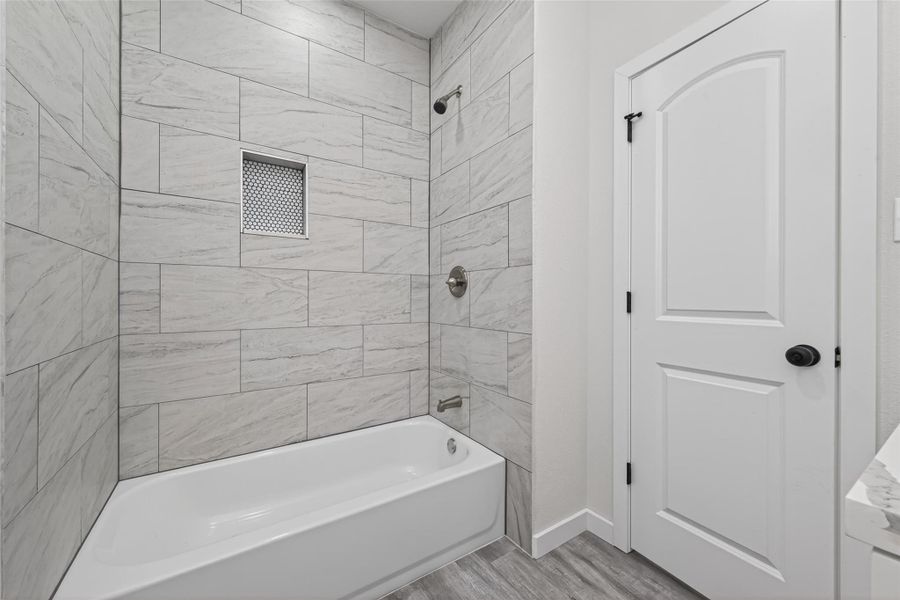 Furnished interior view inside a new home in , Cleveland (Image 5).