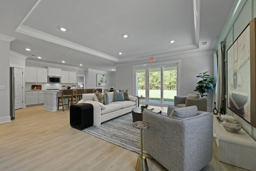 Furnished interior view inside a new home in Berkeley Bay, Ridgeville (Image 8).
