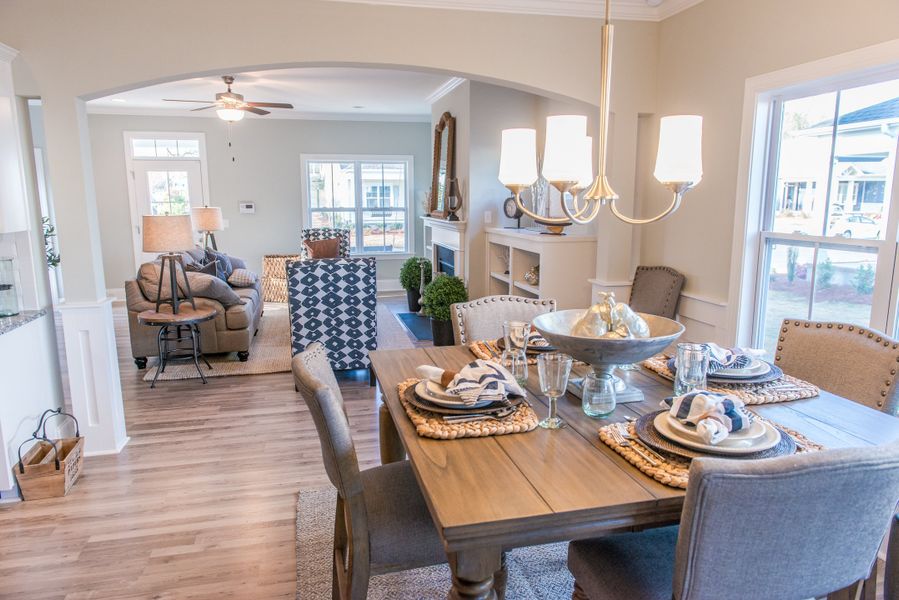 Representative furnished interior of a home built from the Hadley by Bill Clark Homes in The Sanctuary at Sunset Beach, Sunset Beach (Image 6). Representative furnished interior of a home built from the Hadley by Bill Clark Homes in The Sanctuary at Sunset Beach, Sunset Beach (Image 6).