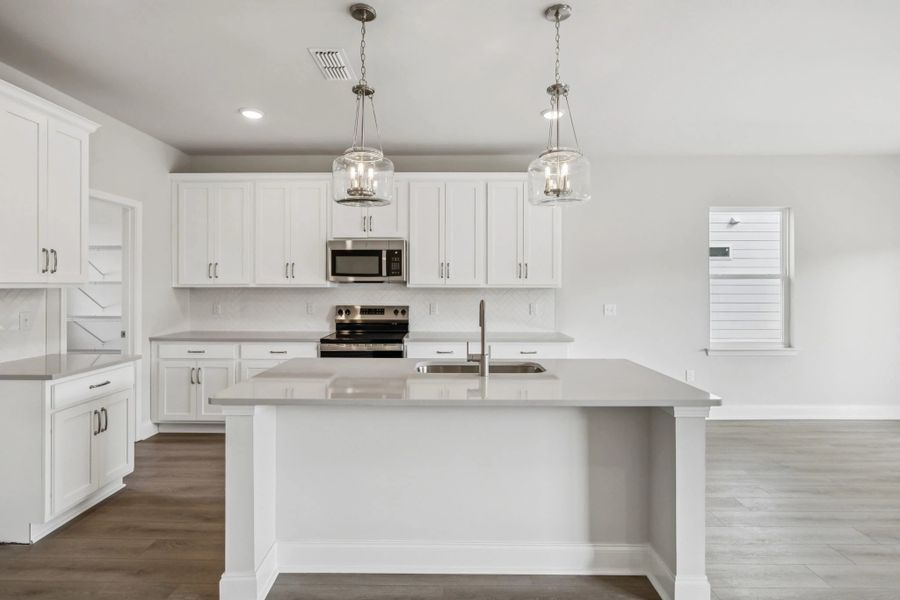 Furnished interior view inside a new home in Ascent at Arbor Ridge, La Vergne (Image 8). Furnished interior view inside a new home in Ascent at Arbor Ridge, La Vergne (Image 8).