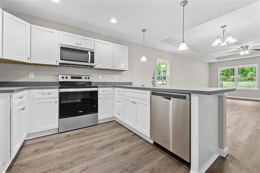 Furnished interior view inside a new home in , Trenton (Image 7).