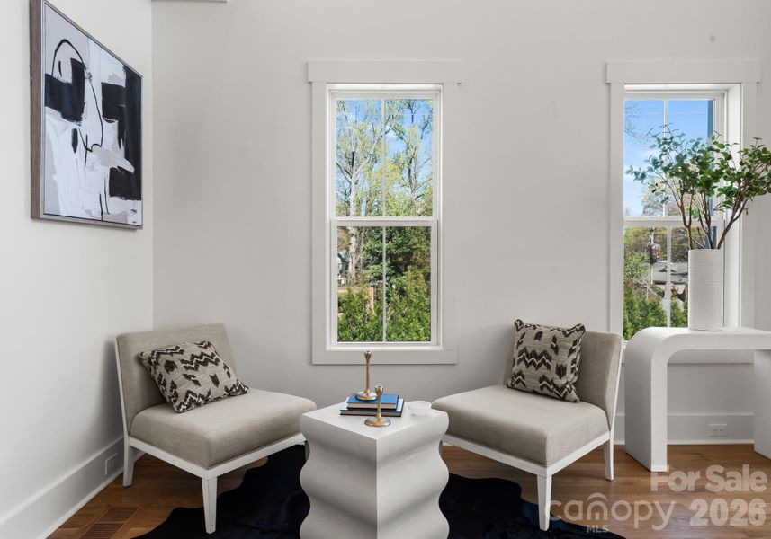 Furnished interior view inside a new home in , Charlotte (Image 27).