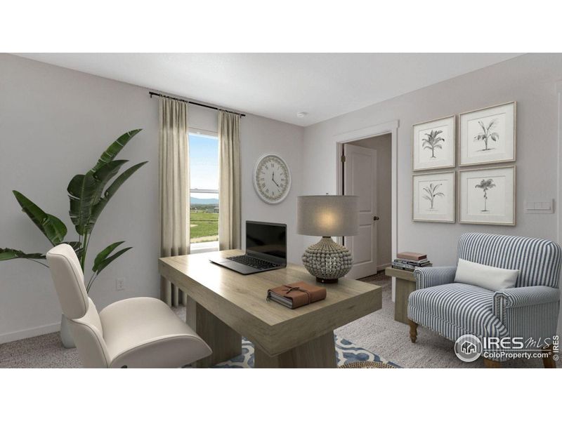 Furnished interior view inside a new home in Vista Meadows, Fort Lupton (Image 14).
