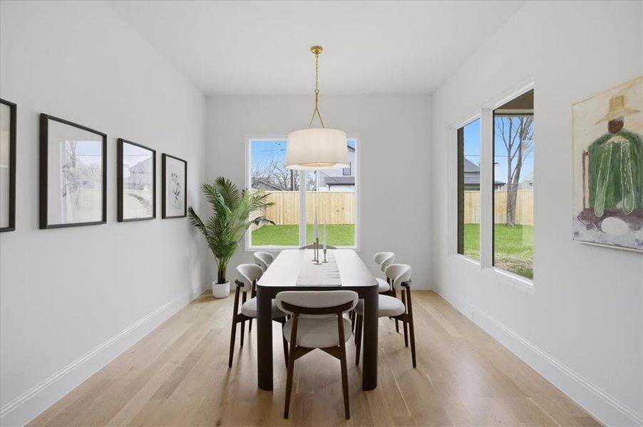 Furnished interior view inside a new home in , Dallas (Image 16).